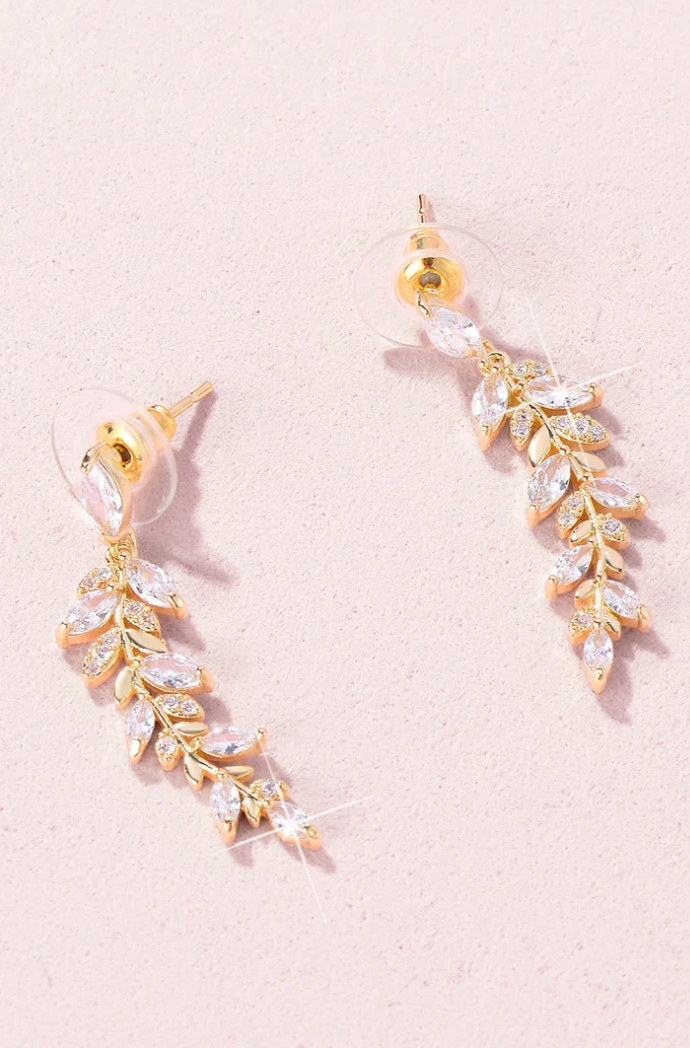 Lola CZ Drop Earrings E020