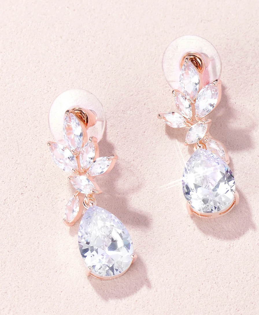 Billie CZ Drop Earrings E019