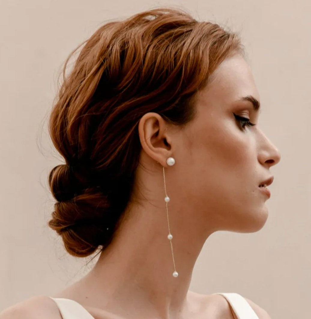 Pearl Drop Earrings - E062