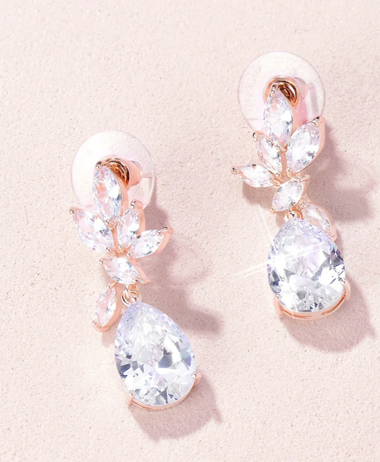 Billie CZ Drop Earrings E019