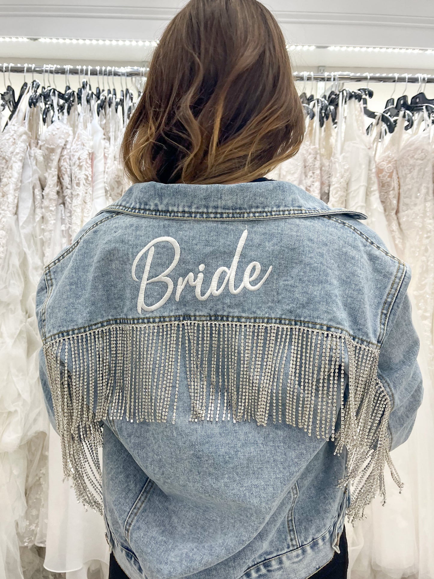 Rhinestone Fringe Jacket