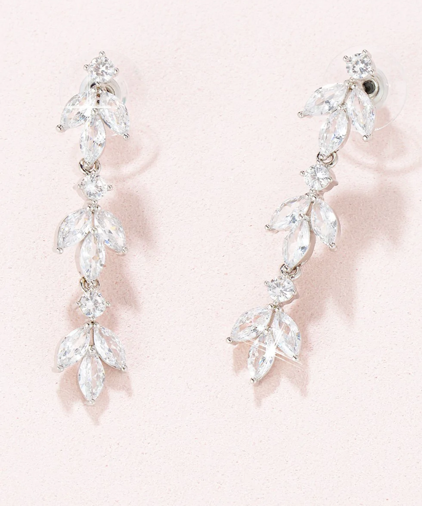 FLORA Drop Bridal Earring E001