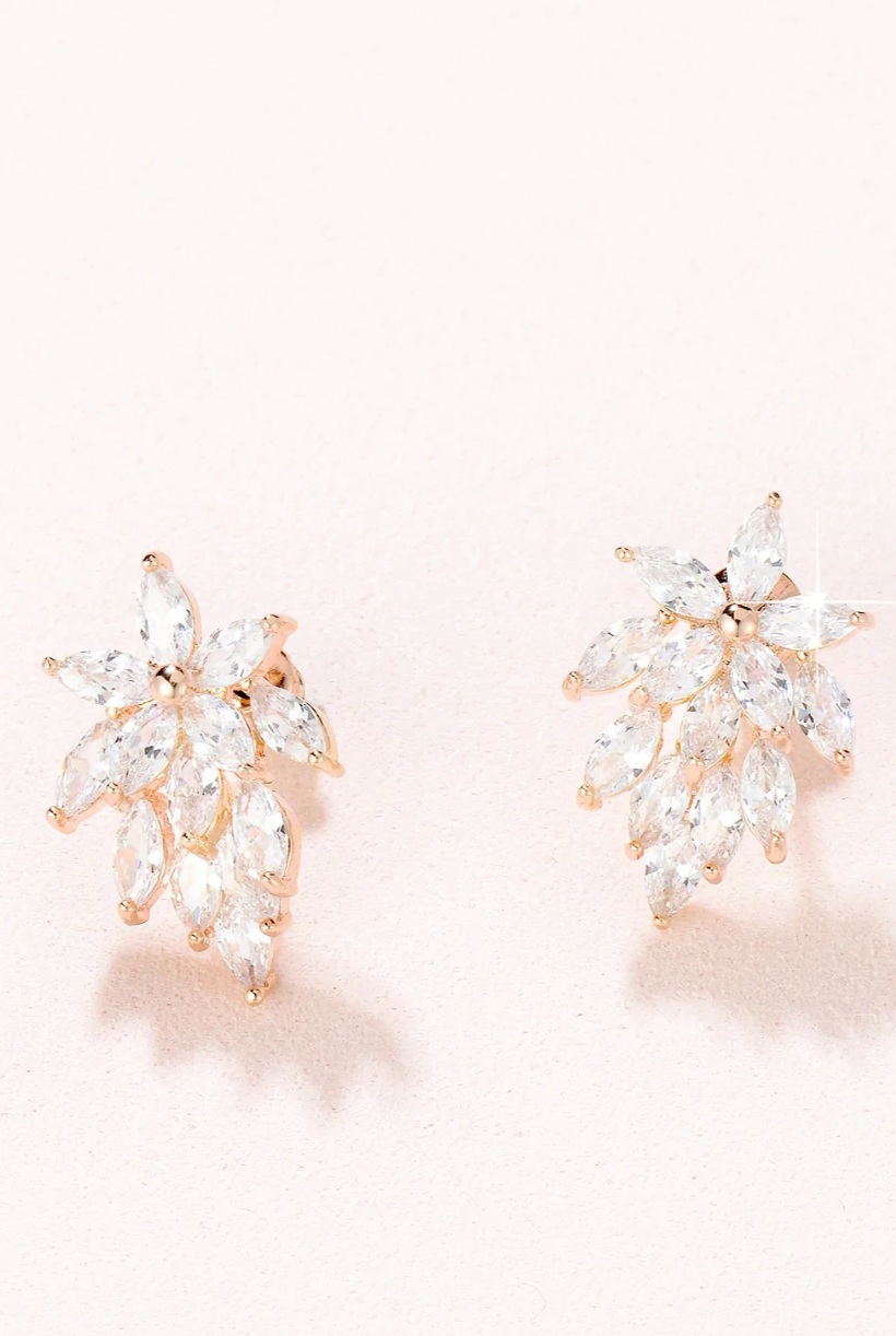 Sylvia Bridal Stud Earring E013